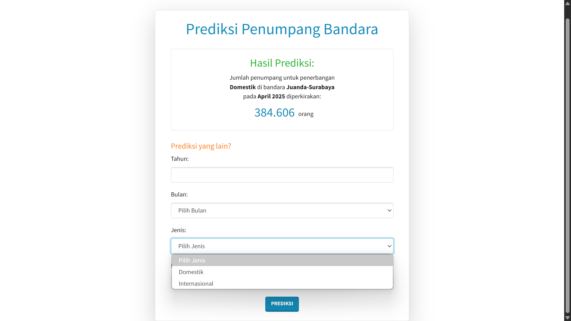 Flight Passenger Predictor