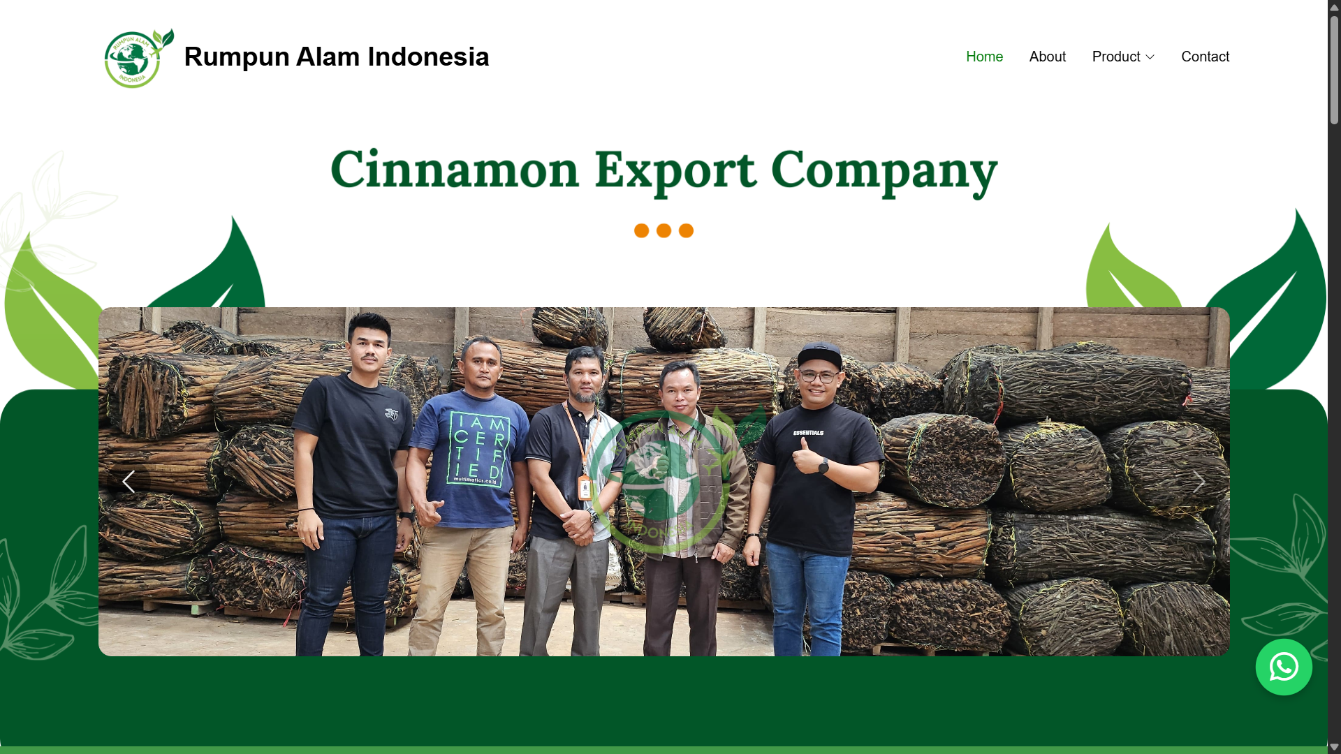 PT. Rumpun Alam Indonesia Website